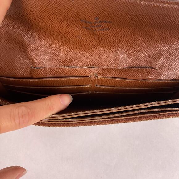 LOUIS VUITTON Portefeuille Accordion Long Wallet Monogram Brown - Picture 7 of 11